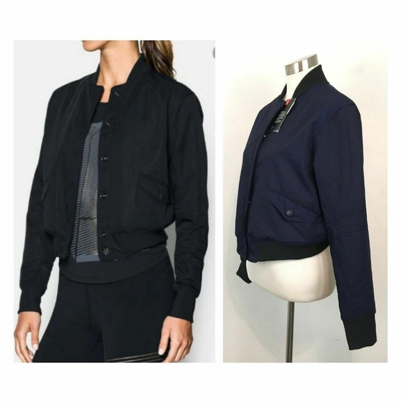 Under armour Jackets & Blazers - Under Armour Opening Night Bomber Jacket Navy Blue
